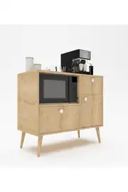 Fresh Kahve Köşesi / Çok Amaçlı Dolap / Airfryer Dolabı / Mutfak Organizeri